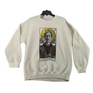 True Vintage Los Angeles Sweatshirt Tarot Card Graphic Print Womens Medium